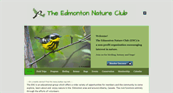 Desktop Screenshot of edmontonnatureclub.org
